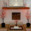 6ft. Pre-Lit Halloween Black Twig Artificial Fall Tree with 300 Orange and Purple LED Lights