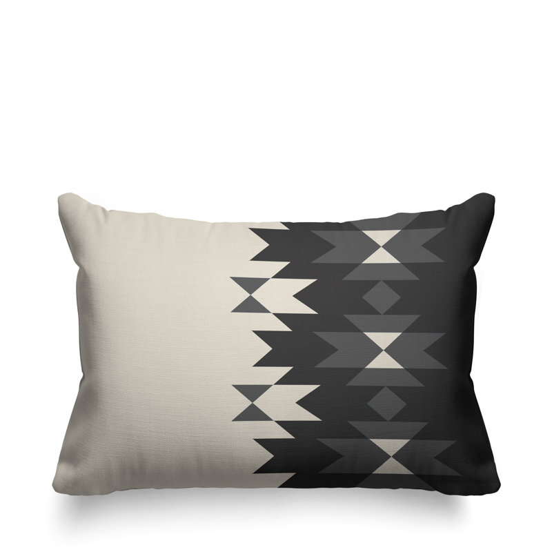 Coussin décoratif intérieur / extérieur Shako Southwestern, gris