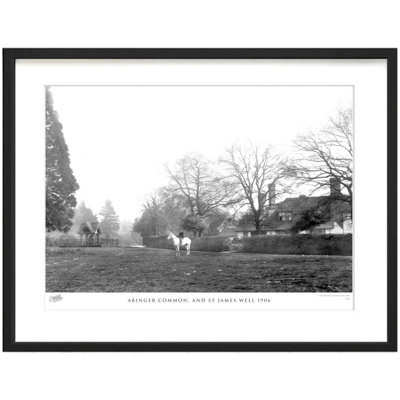 Abinger Common, and St James Well 1906 1 Piece Single Picture Frame Wall Art