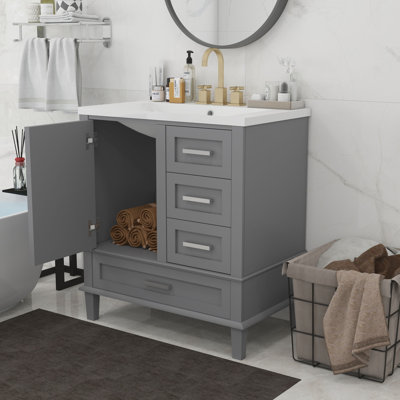 Meuble-lavabo avec rangement