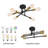 Chanetta 6-LIight Sputnik Chandelier Semi Flush Mount