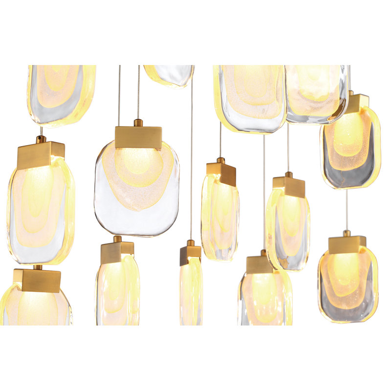 19 - Light Dimmable LED Chandelier