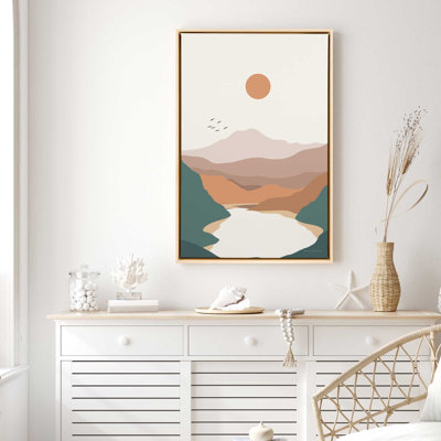 Minimalist Mountain Escape v3 Print