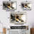 Golden Triangular Chevron - Geometric Wall Art Set-1953019182-1953019179