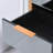 Schlueter Night Table Mirrored 3 Drawers, Dresser, Chest, Accent Table Fully Assembled