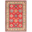 Tapis rouge foncé Malci Gazni 6 pi 9 po x 9 pi 10 po