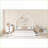 Queen Size Pine Wood Platform Bed with Guardrail &amp; 2 Drawers, White - No Box Spring Needed-1571128653