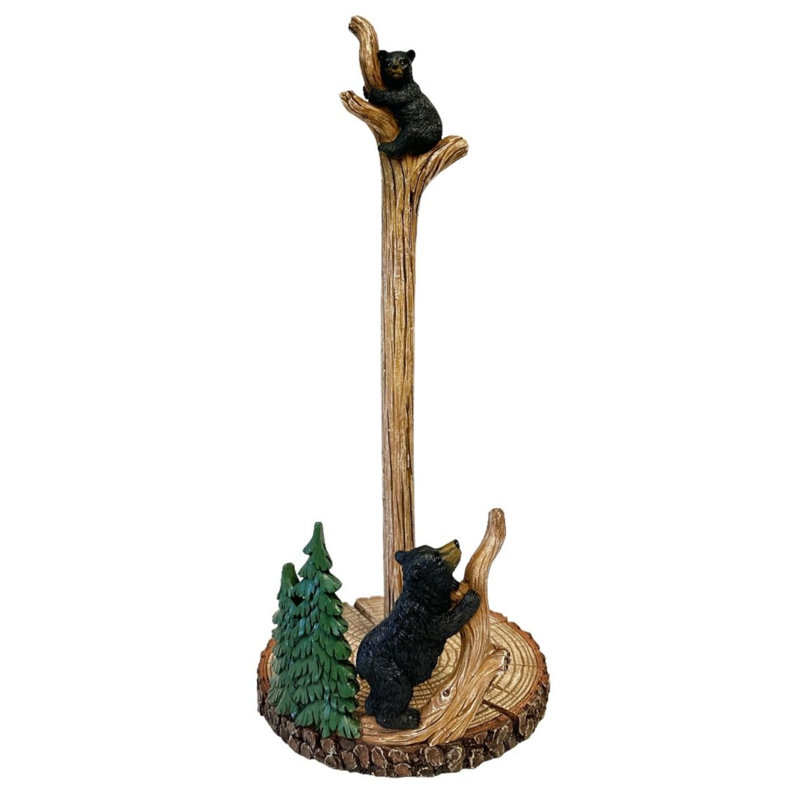 Bears Playing Paper Towel Holder
