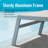 Olida Outdoor Metal Chaise Lounge with Table (3 -Pieces)-87703186-121882933