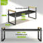 Ensemble de 2 tablettes extensibles et empilables