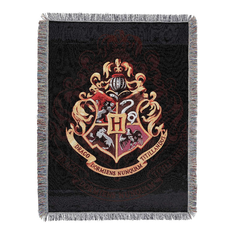 Hogwarts Enchanted Woven Tapestry Throw Blanket - 48x60