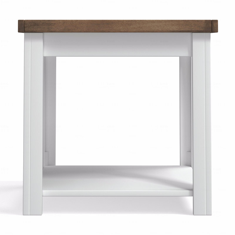 Table d'appoint 24 pouces, Blanc