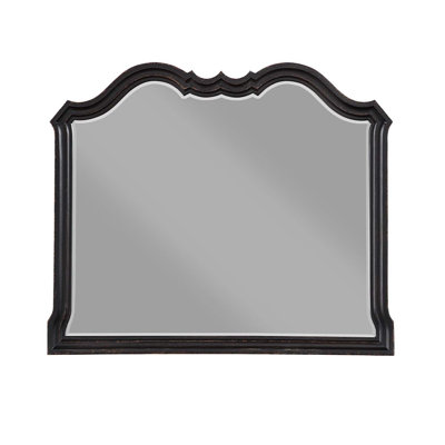 Miroir Chelmsford 45,5 po x 38,5 po, finition noir antique