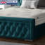 Chenault Upholstered Velvet Bed-565032393-565032401