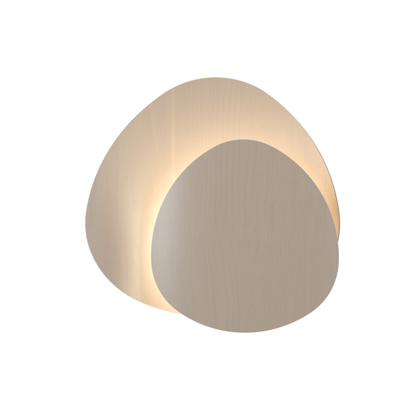 Leaf 1 - Light Flush Mounted Sconce, Organic Cappuccino