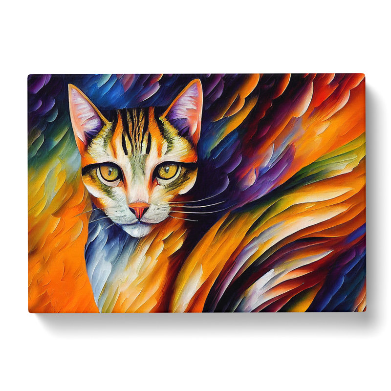 Cat - Wrapped Canvas, 35cm H x 50cm W x 3cm D