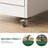 White 4 Drawer File Cabinet With Lockable Wheels, Heavy - Duty Metal, Ideal For Office And Home Organization, Tilt System, User Vertical In White, Secure Storage Legal & Letter Size Documents,-120996743