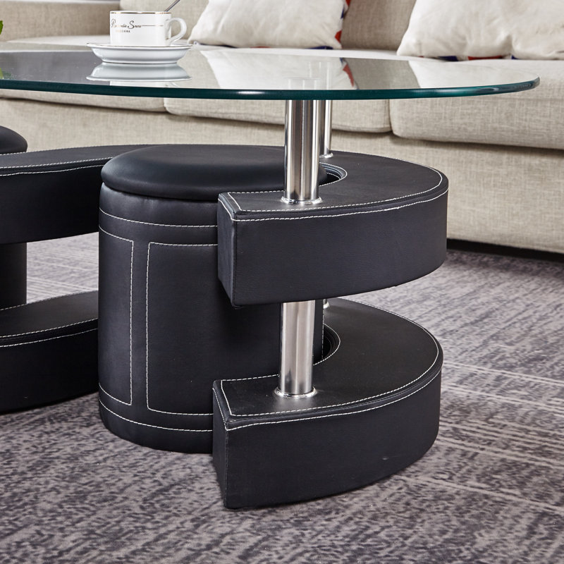 Shadarev Coffee Table, Black