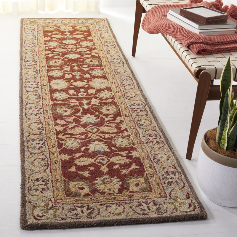 Tapis oriental en laine touffeté à la main Tingley, Rectangle 3 pi x 5 pi