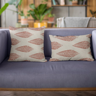 Grand coussin floral Leafs
