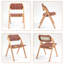 Wooden Folding Chair Set Of 2 Off-White-1398137742