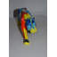 Petite statue moderne en jaguar de couleur moderne en résine - Taille: L 17 po x l 4 po x H 5 po.