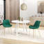 Ensemble de salle à manger 3 pièces Avant, table de salle à manger avec tréteaux et 2 chaises d'appoint Avant-379158603-396233928