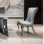 Chaise de salle à manger 2 pièces Glam Style-121079343-121079341