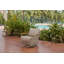 August Outdoor Teak Swivel Lounge Chair