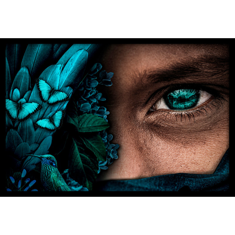 Mystery - Print on Plastic / Acrylic, Black Frame, 100cm H x 150cm W x 10cm D