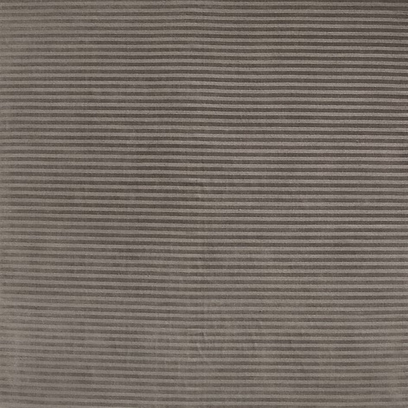 Tapis rayé gris Kuebler, Carré 3 pi