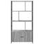 Bookshelf Engineered Wood Freestanding Tiered Home Shelving Living Room-186153400-186153402