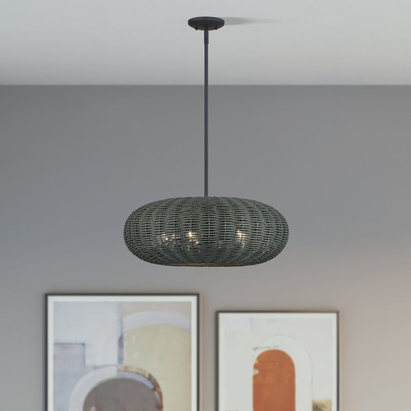 Lustre suspendu noir 5 lumières Albrechtice
