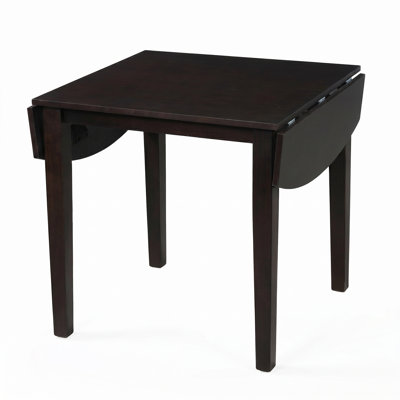 Extendable Dining Table for 2-4 People, Drop Leaf Folding Kitchen Table, 29-47 Inch Wood Dining Table with Space Saving Design, Modern Small Dining Ta