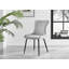 Illman Luxury Velvet Upholstered Dining Chair - Elegant Modern Deco Style-392296228-392296230