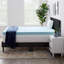 Surmatelas en mousse viscoélastique imprégnée de gel et d'aloès de 4 po Lucid - Grand-363112181-296917712