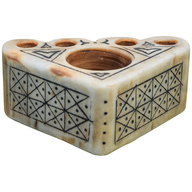 2.75'' H Marble Tabletop Candelabra