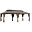 24 pi L 12 pi. D Pavillon de jardin en aluminium avec toit double, rideaux et moustiquaire-129950207