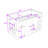 Loft Bed with LED Lights, Ladder and Versatile Underbed Study Space-129048041-129048042