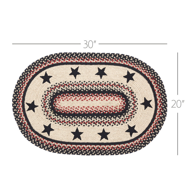 Privett Geometric Indoor Rug, Oval 1'8" x 2'6"