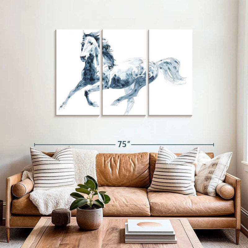 Brampt Sapphire Gallop II, 36" H x 57" W