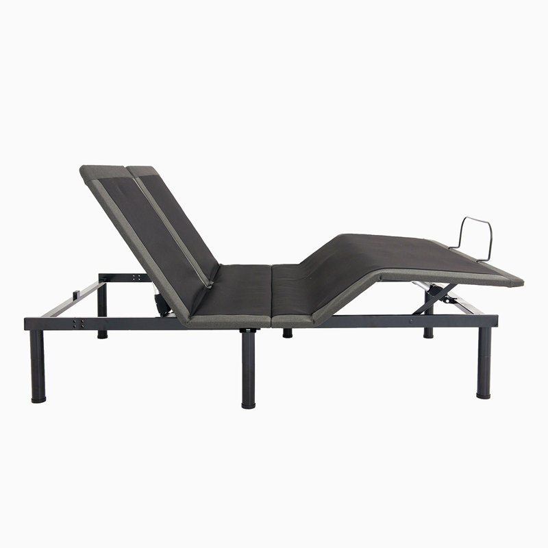 Queen Size Flex Head Quick Assembly Adjustable Bed Frame With Voice Activated Controls
