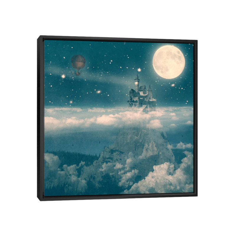 «The Way Home», impression sur toile tendue, H 18 po x l 18 po x P 1,5 po, Toile avec cadre noir, Pas de tapis