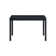 Briar 47"W Black Composite Wood Rectangular Dining Table