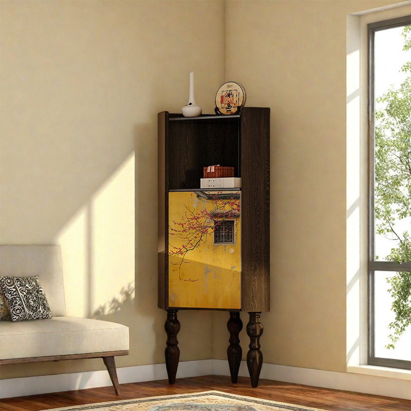 Pine Cabinet with Large Storage Space