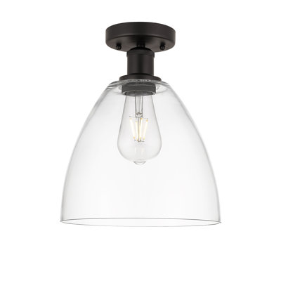 Glass Semi Flush Mount