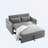 Araluen 55'' Velvet Convertible Sofa-1394462920