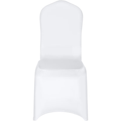 Stretch Spandex Folding Chair Covers, Universal Fitted Chair Cover, Removable Washable Protective Slipcovers, For Wedding, Holiday, Banquet, Party, Celebration, Dining (50PCS White)