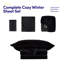 Ensemble de draps en molleton ultra doux Microplush - Simple, noir-117002901-117002904