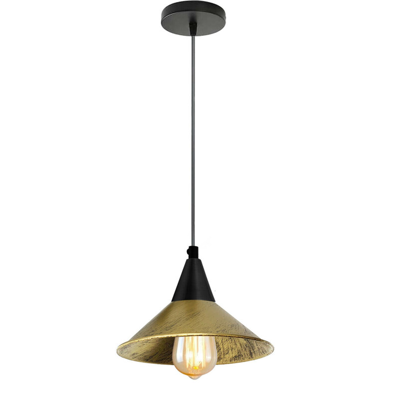 Atterberry 1 - Light Single Pendant, Brushed Brass